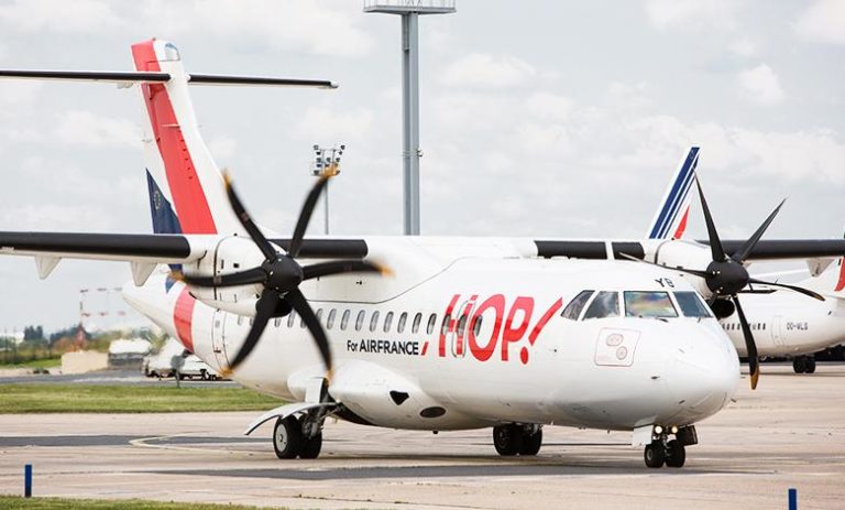 Een ATR toestel van HOP! (Bron: Air France)