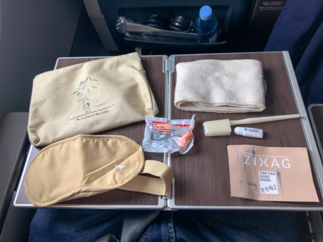 Cathay Pacific Premium Economy Class A350-1000 Amsterdam Hong Kong