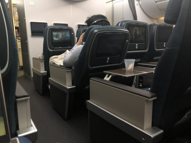 Cathay Pacific Premium Economy Class A350-1000 Amsterdam Hong Kong