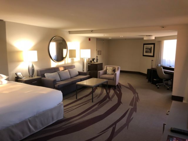 hilton, long beach, junior suite