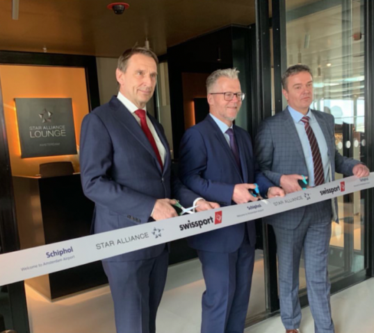 star alliance, lounge, opening, schiphol