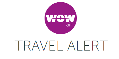 WOW Air travel alert