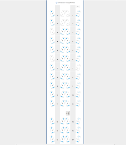 British Airways A350 indeling