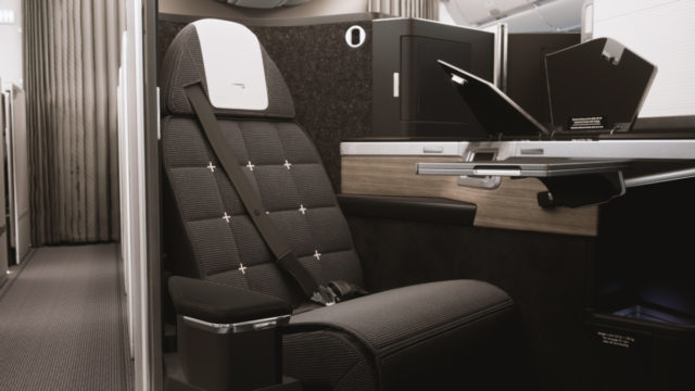 Nieuwe business class aan boord van de A350