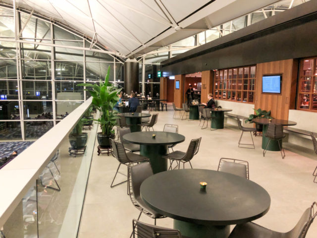 Cathay Pacific The Deck lounge business class Hong Kong Airport