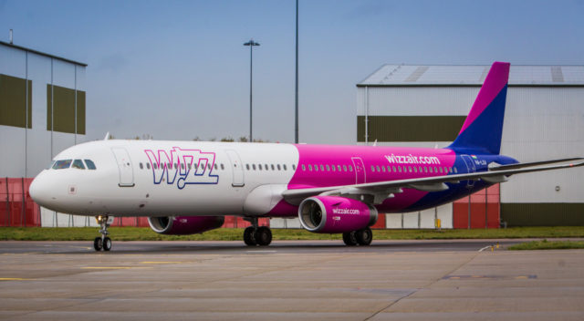 De Airbus A321 van Wizz Air (Bron: Wizz Air)