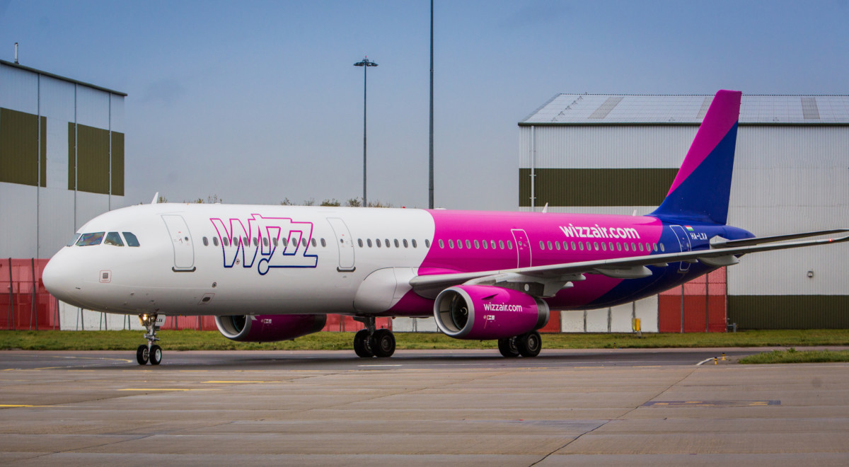 De Airbus A321 van Wizz Air (Bron: Wizz Air)