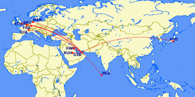 Emirates First Class ©GCMAP