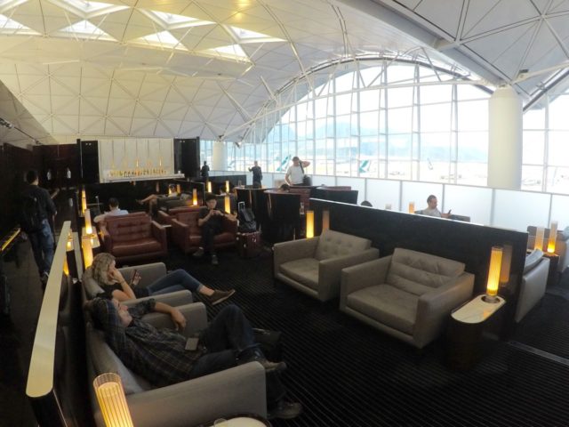 Hong Kong, the wing, first class, lounge, cathay pacific