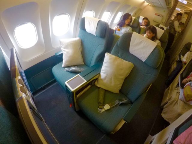 cathay dragon, a330, business class