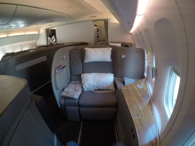 cathay pacific, first class, boeing 777