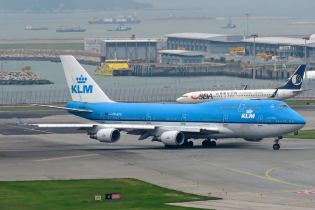 Deze Boeing 747-400 combi van KLM gaat met pensioen (Bron: Wikimedia Commons)