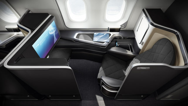 British Airways First Class aan boord van de Boeing 787 Dreamliner (Bron: British Airways)