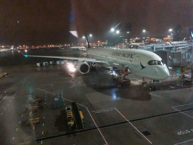 Cathay Pacific Business Class A350-1000 Hong Kong Amsterdam