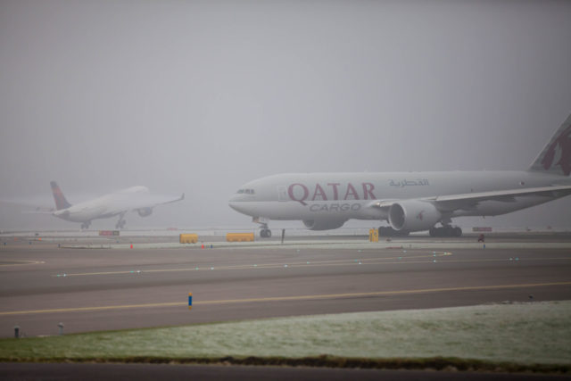 Dichte mist is één van de oorzaken van vertraging (Bron: Schiphol)