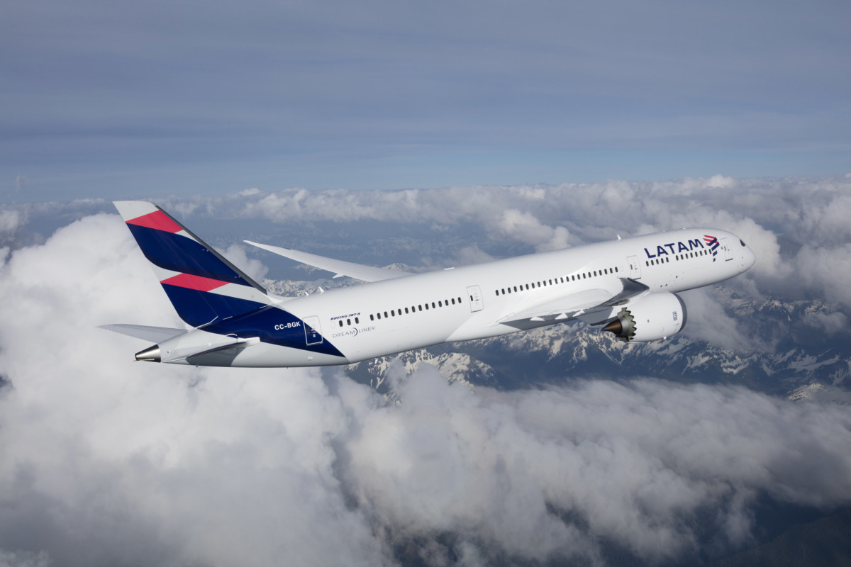 Boeing 787-9 Dreamliner van LATAM (Bron: LATAM)