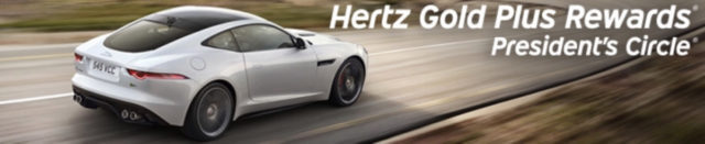 Het Hertz President’s Circle lidmaatschap behaal je met minimaal twintig keer autohuur (Bron: Hertz
