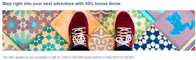 British Airways Executive Club Purchase Avios