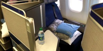 united airlines, polaris, business class, boeing 767