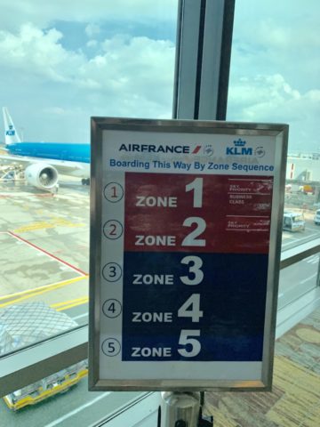 Air France-KLM breidt zone boarding verder uit