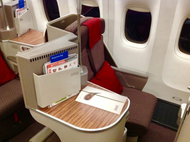 garuda indonesia, business class, boeing 777, review