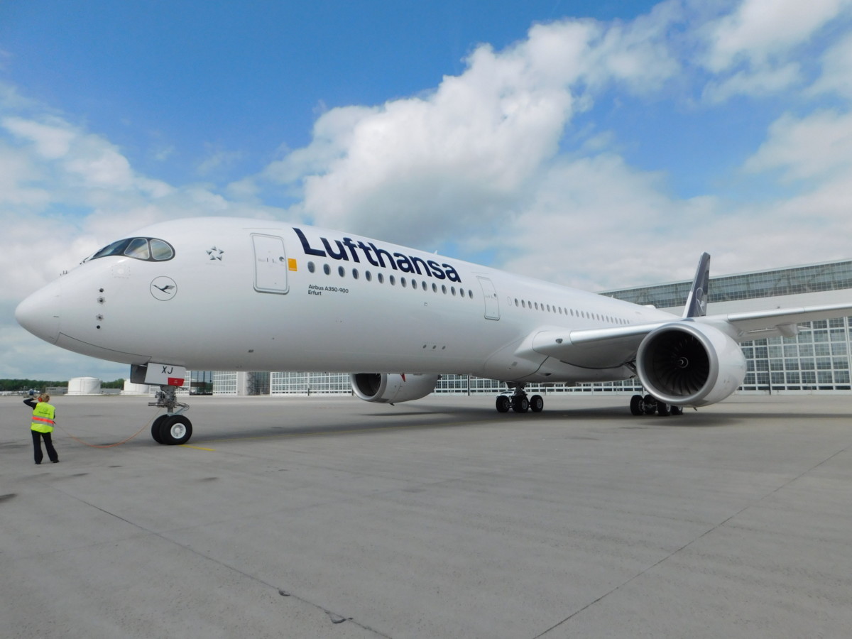 De Airbus A350-900 van Lufthansa (Foto: Lufthansa)