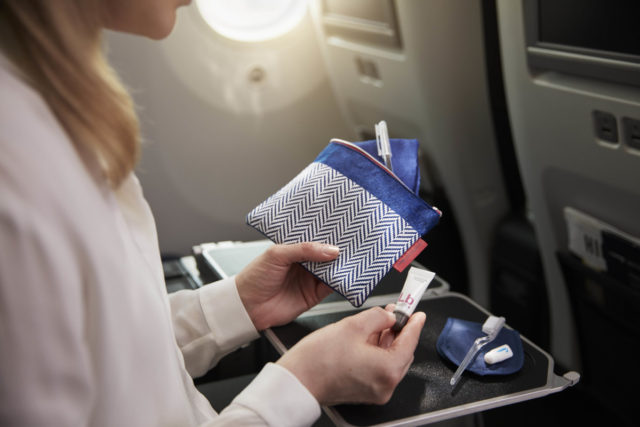 De nieuwe amenities in BA World Traveller Plus (Bron: British Airways)