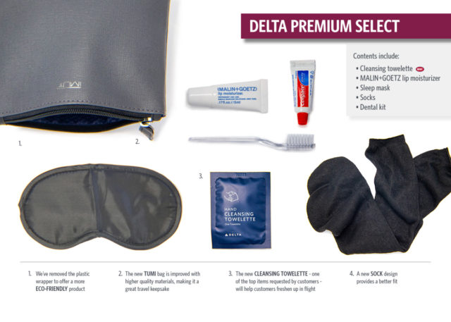 De TUMI Amenity in Delta Premium Select (Bron: Delta)