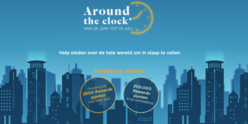 Win AccorHotels Rewards-Punten met 'Around the Clock'.