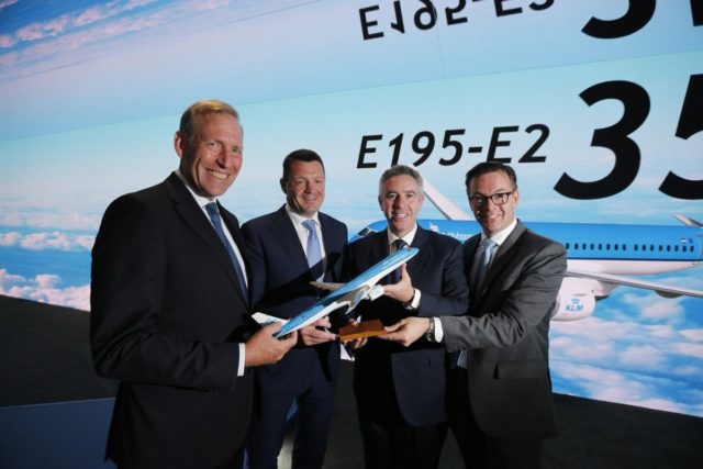 KLM toont interesse in Embraer 195-E2 tijdens Paris Air Show