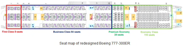 ANA vernieuwt cabine op 777 - Van First- tot Economy Class