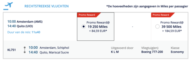 Flying Blue Promo rewards