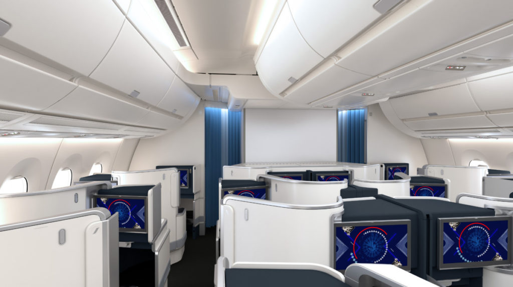 Nieuwe business class A350 Air France