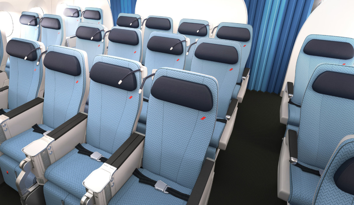 Nieuwe premium economy A350 Air France