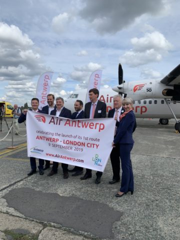 Zowel de CEO van Air Antwerp als van Antwerpen Airport was aanwezig bij het event.