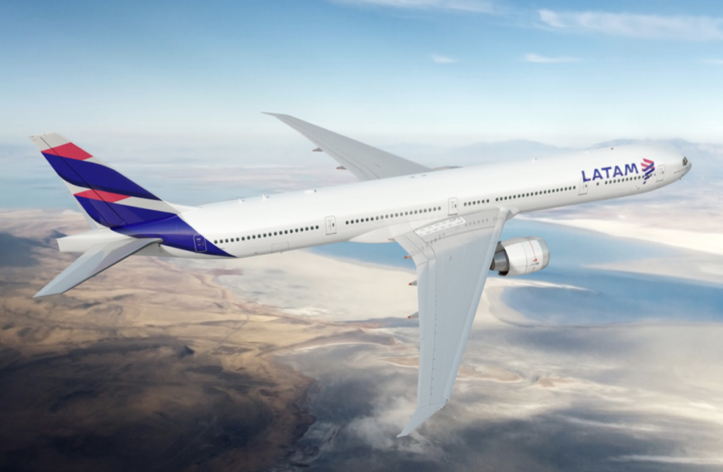 LATAM Boeing 777-300ER (Bron: LATAM)