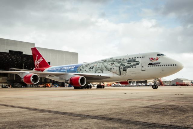 Boeng 747-400 van Virgin Atlantic op Londen Gatwick (Bron: Virgin Atlantic)