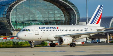 Airbus A319 van Air France op de luchthaven van Parijs (CDG) (Bron: Air France)