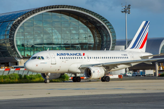 Airbus A319 van Air France op de luchthaven van Parijs (CDG) (Bron: Air France)