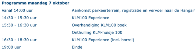 De KLM100 Experience in Hangaar 10 - InsideFlyer was erbij