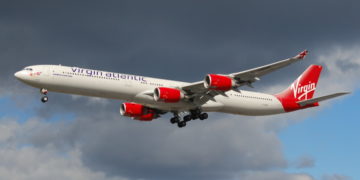 Airbus A340 van Virgin Atlantic