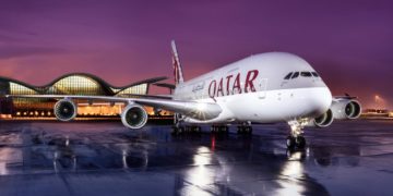 Airbus A380 van Qatar Airways (Bron: Qatar Airways)