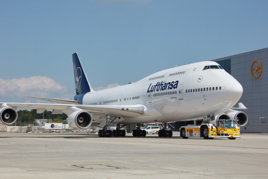 Boeing 747-400 van Lufthansa op de luchthaven van Frankfurt (Bron: Lufthansa)