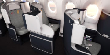 Nieuwe Business Class cabine aan boord van de Air France Boeing 777-300 (Bron: Air France)