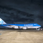 Boeing 747 vrachtvliegtuig van KLM Cargo (gevuld met rozen) verlaat de luchthaven van Nairobi (Bron: KLM)