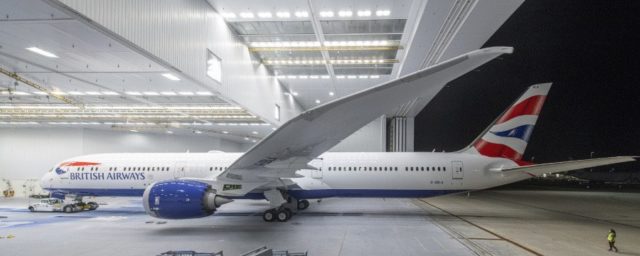 British Airways ontvangt bijna haar eerste Boeing 787-10