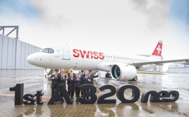 Eerste Airbus A320neo van SWISS (Bron: Airbus / SWISS)