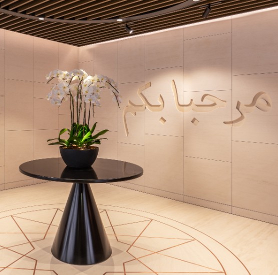 Qatar airways Premium Lounge Singapore binnen