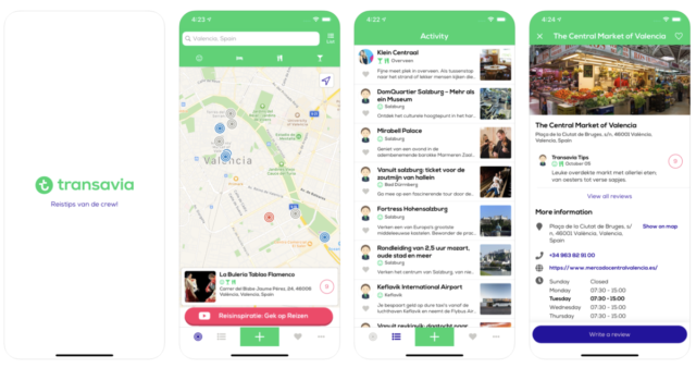 De nieuwe Transavia Reistips app is nu beschikbaar (Bron: Apple / Transavia)