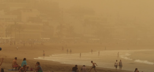 zandstorm, Gran Canaria